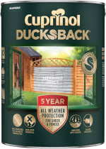 Cuprinol Cuprnol 5 Year Ducksback Herring Grey 5L - voucher