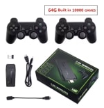 Consola de juegos Retro M8 controladores inalámbricos duales 2,4G 64GB 4K HDMI por