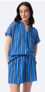 Short de punto de rayas de mujer TEX por 3.99€.