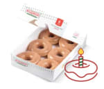 Media Docena Glaseada Original Gratis en Krispy Kreme por tu Cumpleaños