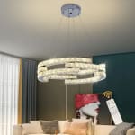 Lámparas de Cristal Modernas 3 Anillos LED por $1,816 | Mercado Libre