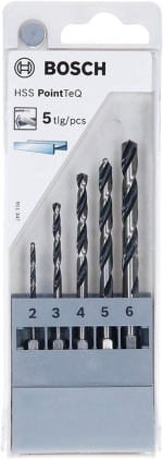 Bosch Accessoires Spiraalboorset 5-delig voor €5,79 bij Amazon