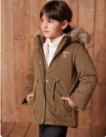 Parka fille 3 en 1 à capuche pour 23,99€