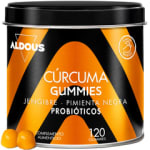Cúrcuma + Jengibre y Pimienta Negra con Probióticos 120 Gominolas sabor Mango a 13.9€