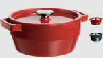 Pyrex Slowcook Braadpan - Rood - 20 cm voor €39,95 bij ibood