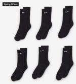 6 paires de chaussettes crew rembourrées - NIKE à 15€