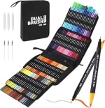 120 Colores Rotuladores Lettering Doble Punta Pincel por 12,79€