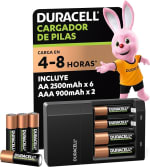 Cargador DURACELL 6 Pilas AA 2 Pilas AAA por $490 | Amazon