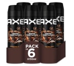 Pack de 6 x 150ml de Desodorante Axe Dark Temptation por 11.83€