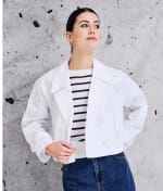 Louise Witte korte trenchcoat voor €28,80 bij E5 Mode