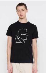 KARL LAGERFELD Camiseta estampada - negro por 25.99€