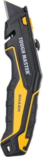 TOUGH MASTER Retractable Utility Knife with 4 Blades for £4.81 on Amazon