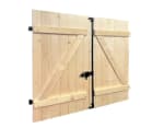 Volet battant bois naturel Fortia - l.120 x H.115 cm 2 vantaux à 135,90€