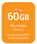 Plan Pro 30 (60 GB) por $185 en Movistar