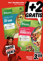 1+2 gratis op Knorr Wereldgerechten bij de Dekamarkt