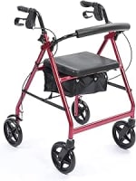 NRS Healthcare A-Series 4 Wheel Rollator Walking Aid for £41.66