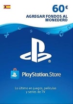 PlayStation tarjeta prepago 60€ por 52.75€ y la de 80€ por solo 67.23€