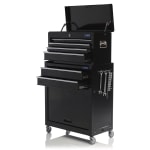 SGS Mechanics Large 8 Drawer Tool Chest & Roller Tool Cabinet, Hooks & Handle - w/Cod