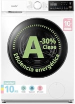 COMFEE' Lavadora 10KG Clase A-30% 1400RPM Smart wash Blanco por 389.49€