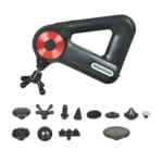 Pistola de Masaje 12 Cabezales Triangular Recargable Rojo por $19.980