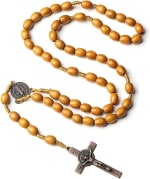 Handmade Wooden Catholic Rosary Beads – £4.68 on Amazon