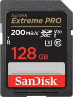SanDisk Extreme PRO SDXC UHS‐I‐Kaart 128 GB voor €34,99 bij Amazon