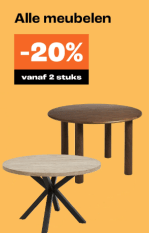 20% kassakorting op alle meubels bij Kwantum