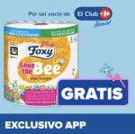 Papel multiusos Foxy Love The Bee 1 rollo Gratis en compras de 50€ usando cupón APP