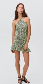 Vestido halter estampado floral por 8.99€