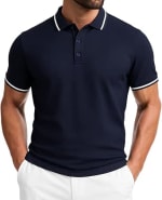 KIROGILY Playera Polo Hombre por $189 en Amazon