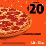 Pizzas Liru Sisa por $20 en Little Caesars