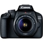 Canon EOS 4000D 18MP WiFi + EF-S 18-55mm F3.5-5.6 DC III por 380€