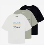 JACK & JONES ORIGINALS T-shirt - (set van 3) voor €11,90 bij About You