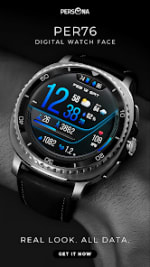 PER76 Digital Watch Face voor Android gratis