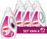 Omo Vloeibaar Wasmiddel - Kleur - 6 x 19 wasbeurten voor €13,99 bij Amazon