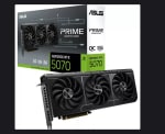 Carte graphique ASUS Prime GeForce RTX 5070 12 Go GDDR7 OC à 571,99€
