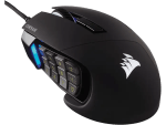 Ratón gaming Corsair Scimitar RGB Elite, Por cable, 18000 ppp por 59.99€