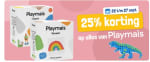 25% korting op alles van PlayMais bij Lobbes