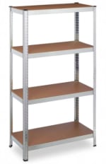 Mikomika Estantería Metálica 4 Baldas 140x70x30cm por 14,91€