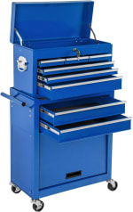 tectake Carro Herramientas, Cajón Extraíble, Cerradura, 10 Compartimentos por 139.89€