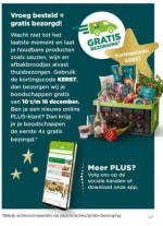Gratis bezorging van je boodschappen bij de Plus