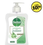 Alle Dettol wasgel 4 voor €10 bij Kruidvat