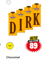 Chocomel 1 liter voor €0,89 bij Dirk