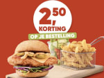 1+1 gratis op snacks en €2,50 korting op je bestelling bij Kwalitaria