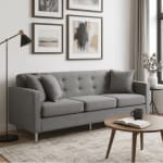 Sofá 3 Cuerpos New Mallorca Tela Lino Grafito por $199.990 en Lider Chile