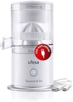 Exprimidor Inalámbrico Eléctrico Recargable Ufesa Squeeze & Go White por 36€