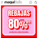Rebajas hasta -80% de Dto en Maquillalia.