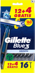 Gillette Blue3 Smooth Maquinillas Afeitar 3x16 uds por 31,32€