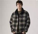 Veste Trucker Sherpa Carreaux Relaxed à 75€