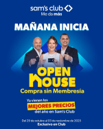 Sam's Club Open House: Compra sin Membresía (29/10 al 3/11)